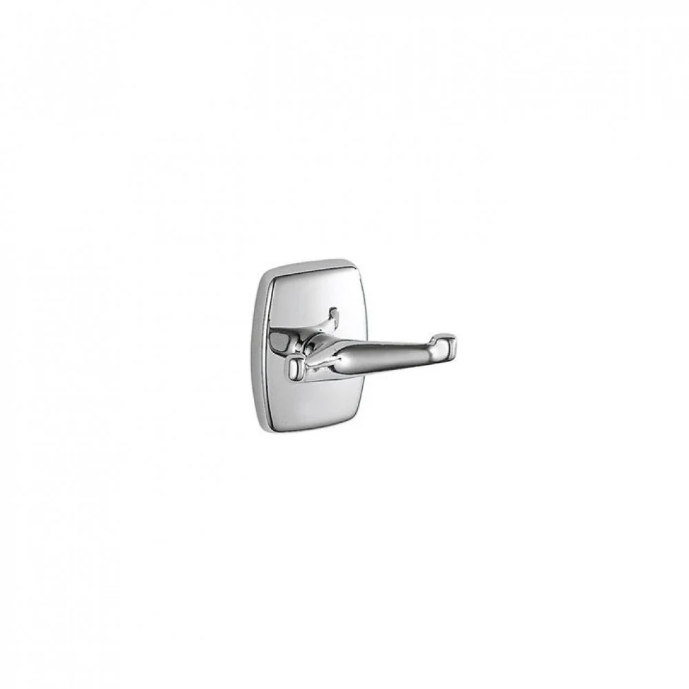 Inda Double Robe Hook Chrome Plated Brass Matryal inda-hotellerie-double-robe-hook-70mm-x-80mm-chrome