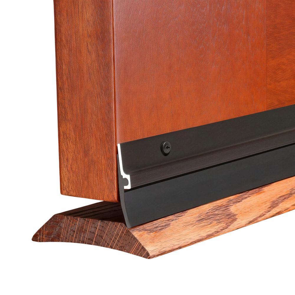 Door Bottom Insect Blocker Rubber 1m Brown – Sealing Lower Gaps – Screw ...