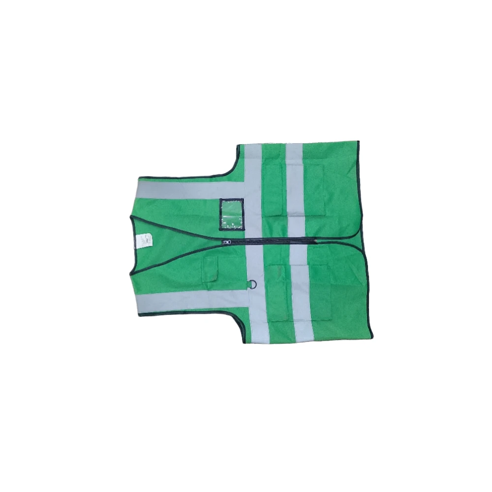 HI-TEX + Green Reflective Safety Vest – High Visibility & Comfort ...